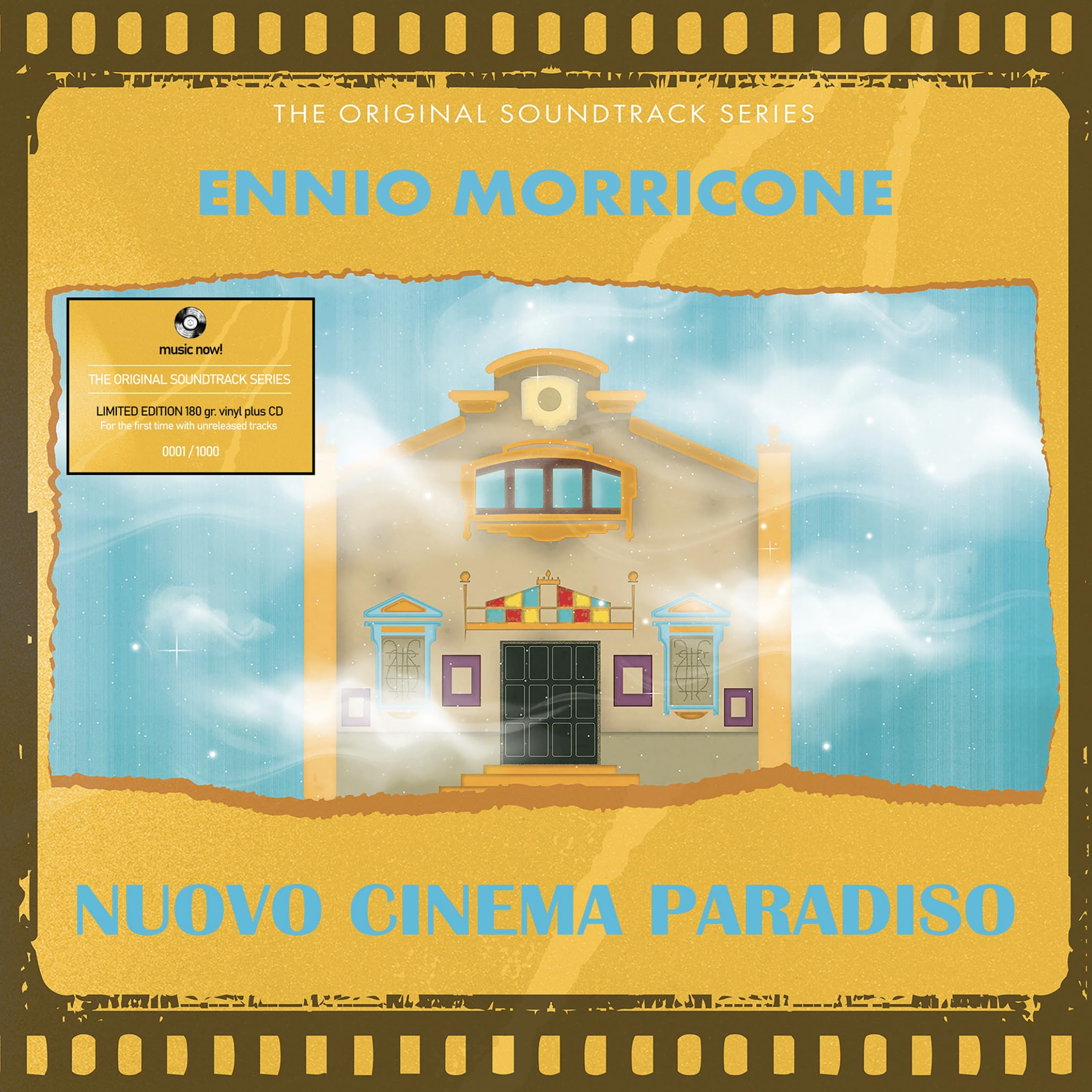 O.S.T. - Morricone Ennio - Nuovo Cinema Paradiso - LP 180 Gr. Transparent Yellow