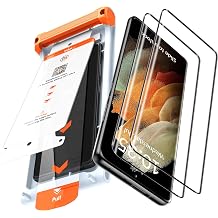 LK 2 Pack for Samsung Galaxy S21 Ultra Screen Protector, Flexible Glass