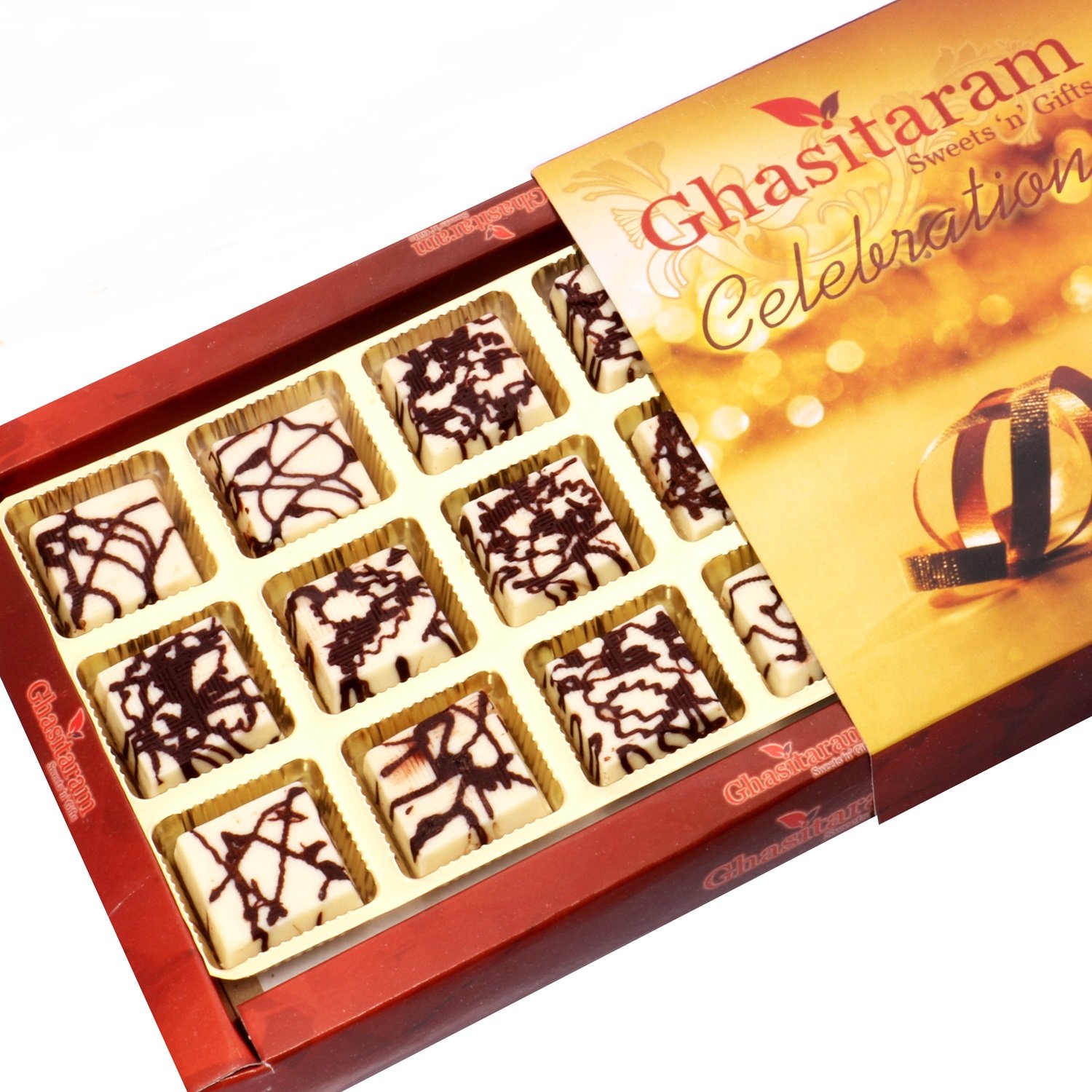 Ghasitaram Gifts Express Delivery Gifts - Marble Chocolate Box (18 pcs) |Gift for Diwali,Holi,Rakhi,Valentine,Christmas,Birthday,Anniversary,Gift for Her,Him,Mothers Day,Fathers Day|