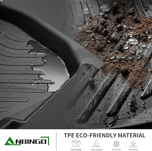 Miniatura 4 de ANBINGO Alfombrillas para Tacoma Double Cab, 2018-2023 SR  SR5  Limited  TRD Off Road  TRD Sport  TRD Pro, 2023 Trail Edition, Tacoma Taco (no