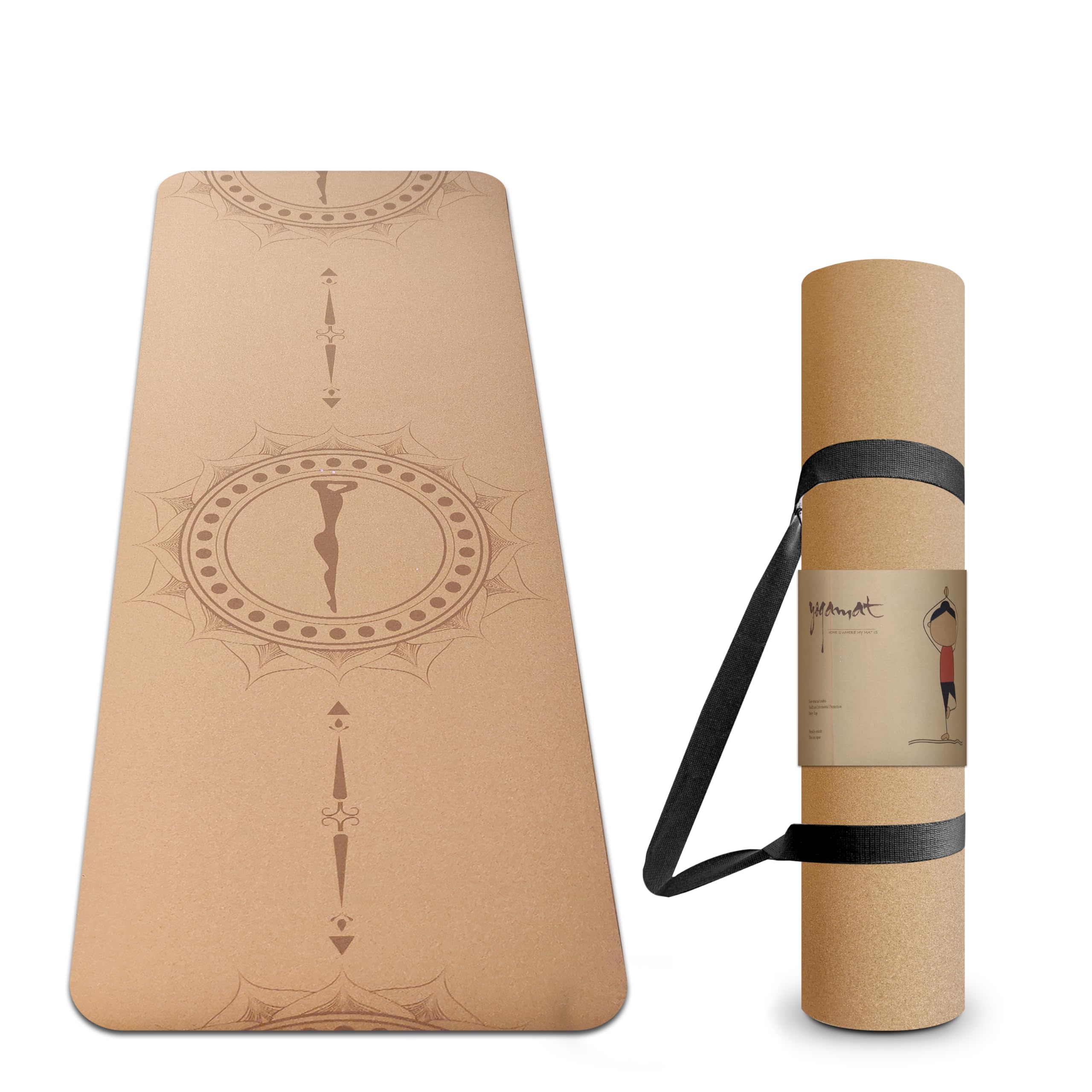 Premium Non Toxic Cork Yoga Mat with Storage Bag & Strap - 4MM Thick Large Size | Eco-Friendly, Non-Slip, & Sweat Resistant | Natural, Eco Friendly & Odor Free | Undisputable Earth Grip I No Plastic | Advanced Users 4mm | Exercise Yoga Mat for Men &  (B0DCZ94DL5) Amazon Price History, Amazon Price Tracker