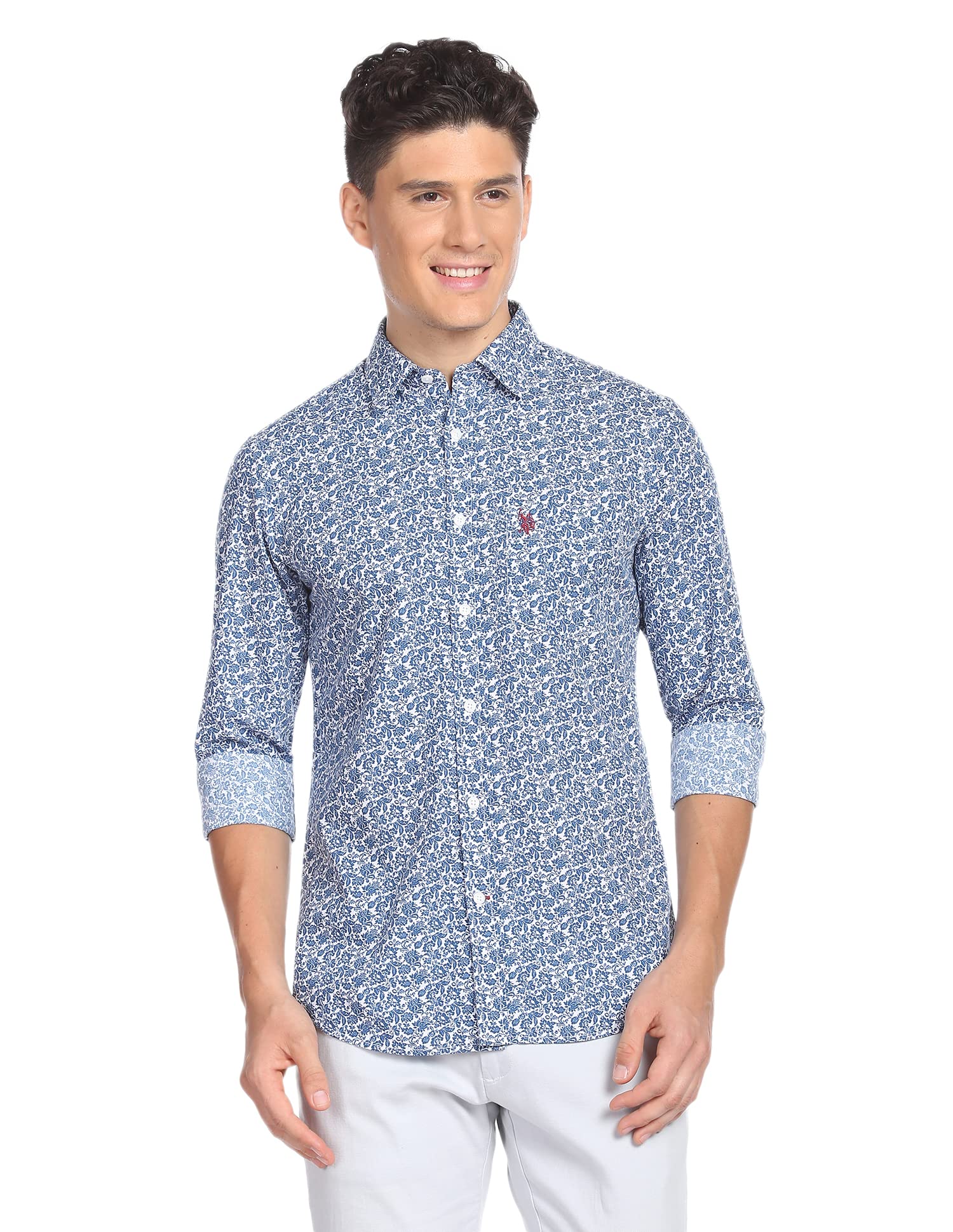 u.s. polo assn. Men's Cotton Regular Fit Shirt-picture-18
