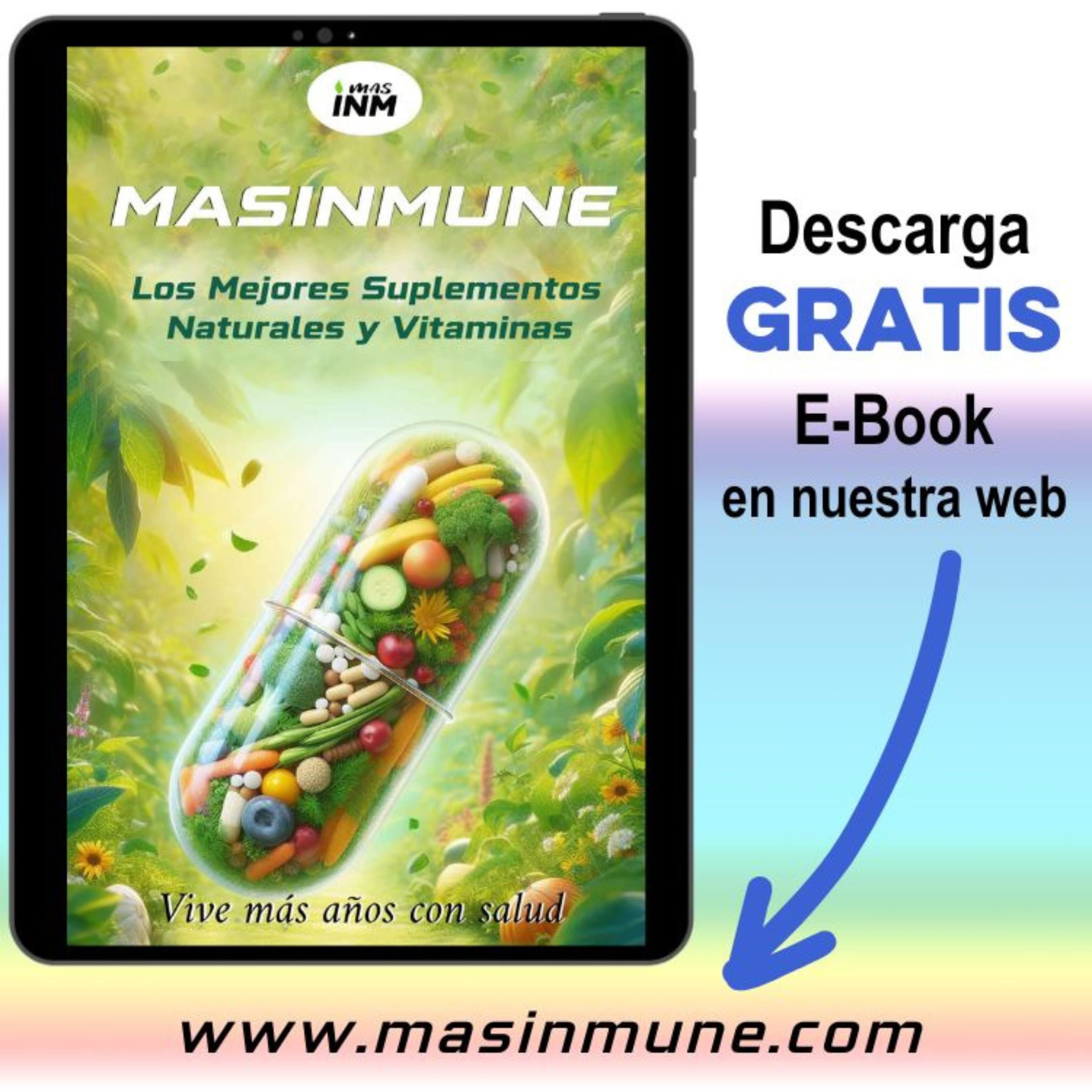 Mascúrcuma – suplemento antiinflamatorio natural con curcumina 95 % – boswellia serrata – jengibre – graviola – granada – té matcha – coenzima Q10 – silicio orgánico – 180 cápsulas vegano – Masinmune