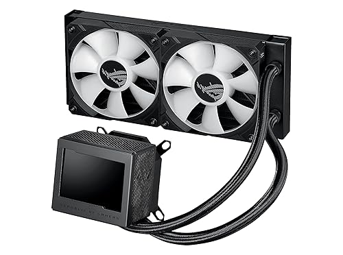 Vista 67 de ASUS ROG Ryujin III 240 - Enfriador líquido todo en uno con radiador de 9.449 in. Bomba Asetek de 8ª generación, 2 ventiladores Noctua industrialPPC