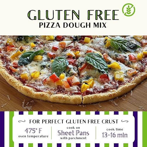 Miniatura 4 de Urban Slicer Pizza Worx - Masa de pizza sin gluten - Kit de preparación de pizza en casa para levantar, corteza sin gluten, bolsa de 13.9 onzas,