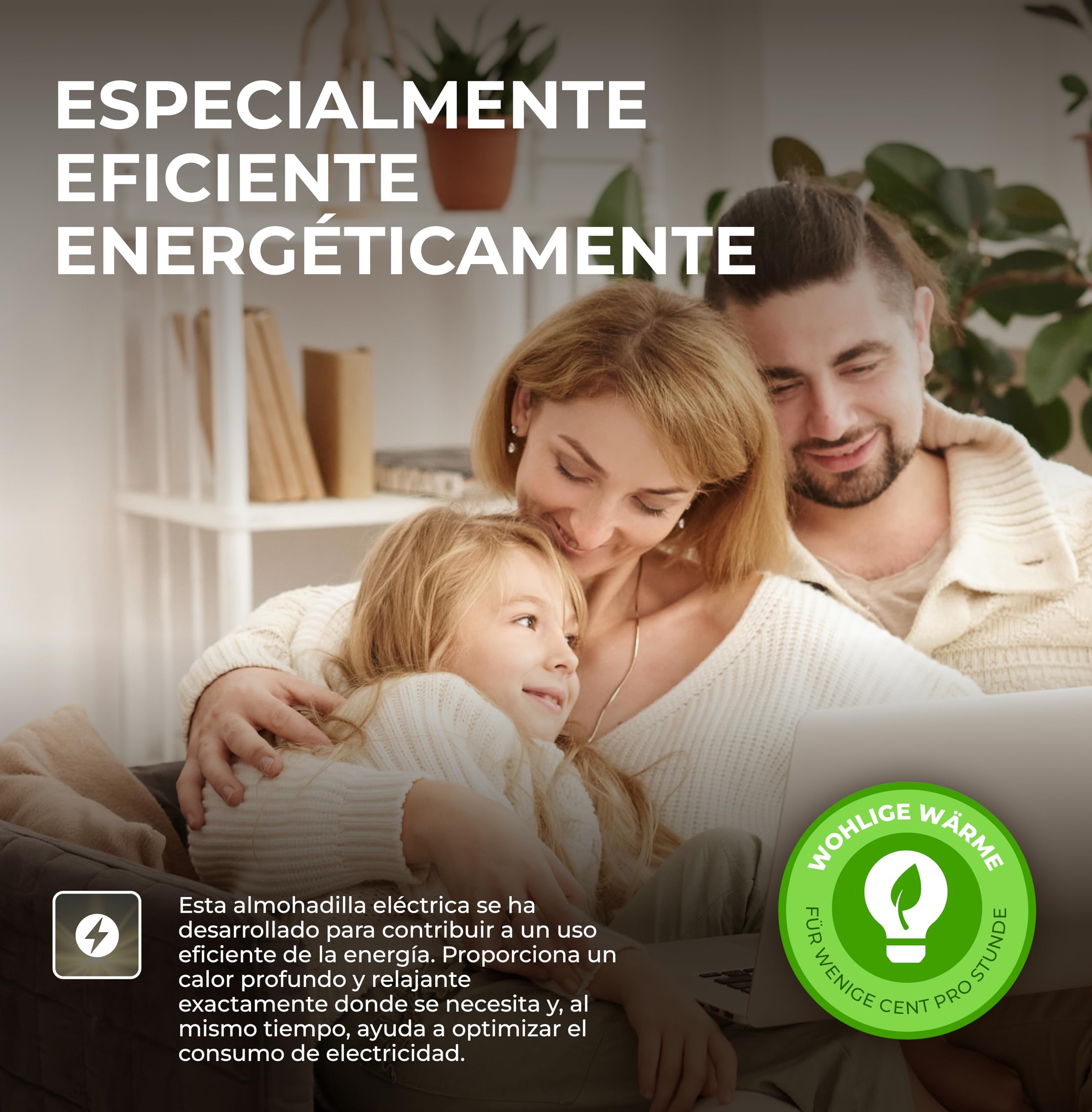 BR Bringer almohadilla eléctrica de infrarrojos con desconexión automática - 6 ajustes de calor (25-60°C), protección contra sobrecalentamiento, lavable, pantalla LED, franela suave (rosa, 60 x 30 cm)