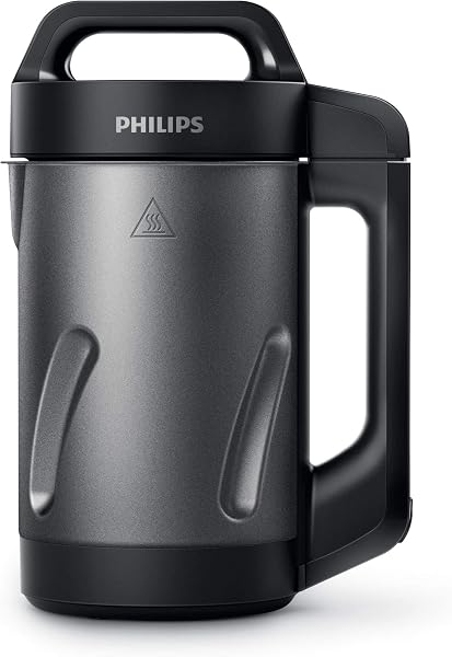 Philips Viva Collection SoupMaker, 1.2 L, Makes 2-4 servings, 6 Pre-set Programs, SoupPro Technology, Soup in Less than