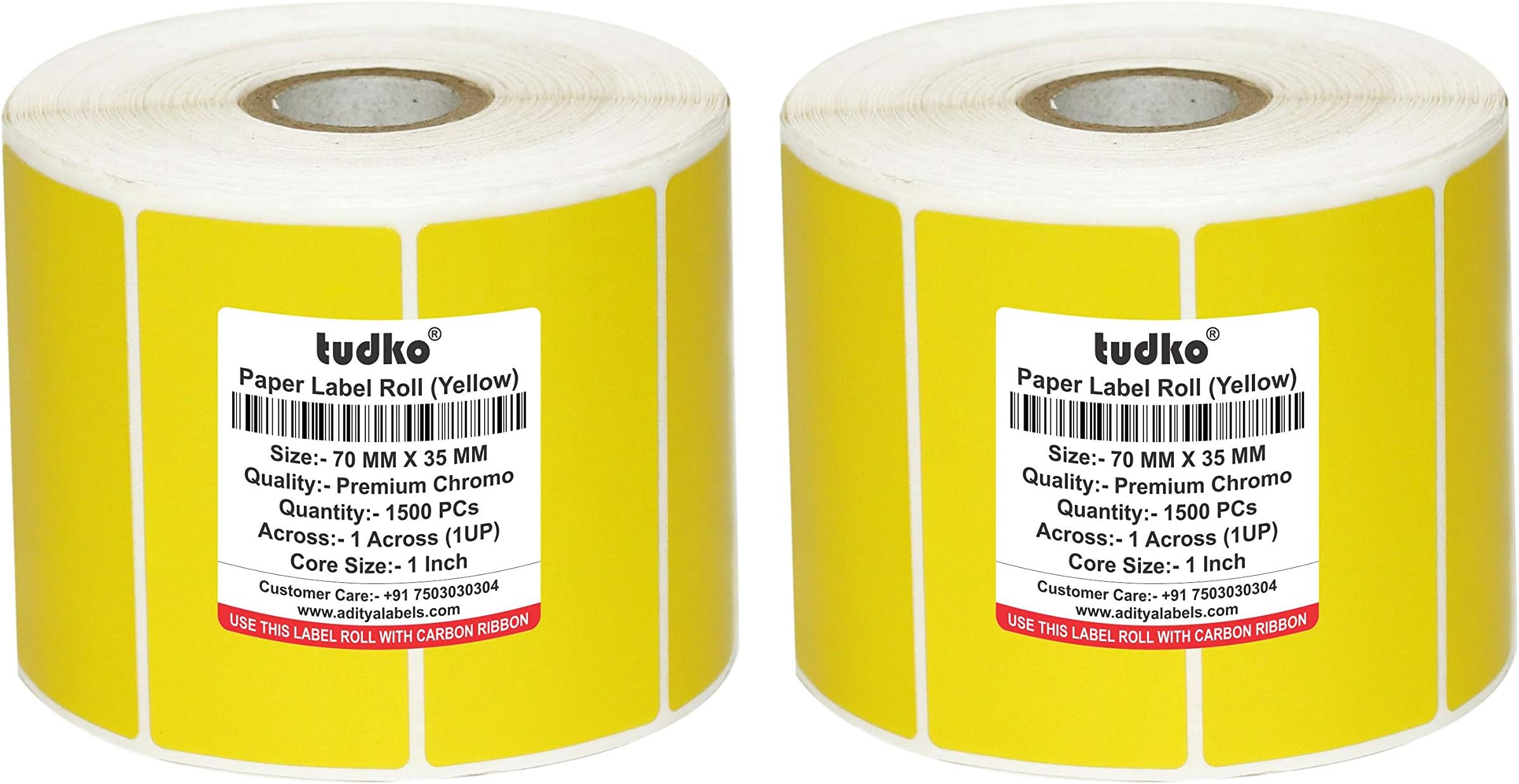 tudko 70 mm X 35 mm (Yellow) (2)