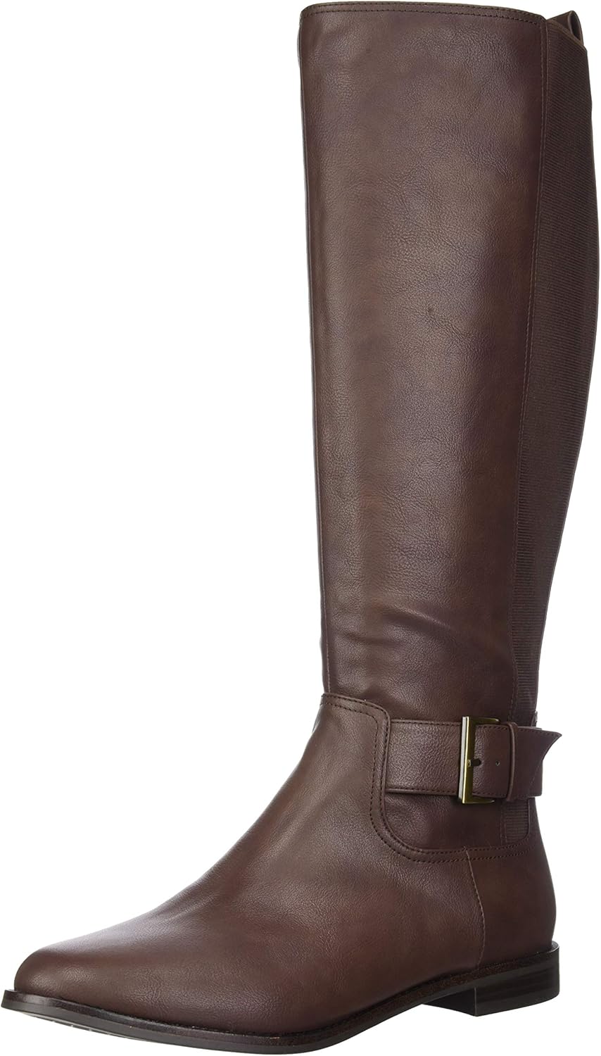 Aerosoles Women's Risk Taker Equestrian Boot, Brown, 9.5 M US