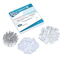 Vista 14 de CQRobot JST EL 4.5 mm de paso 2 pines conector electrónico IC macho, enchufes hembra carcasa y kit de terminales de crimpado en T macho/hembra. 50