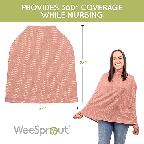 Miniatura 4 de WeeSprout Fundas de asiento de automóvil para bebés toldo para asiento de automóvil se desliza y quita fácilmente, se adapta a todos los asientos de