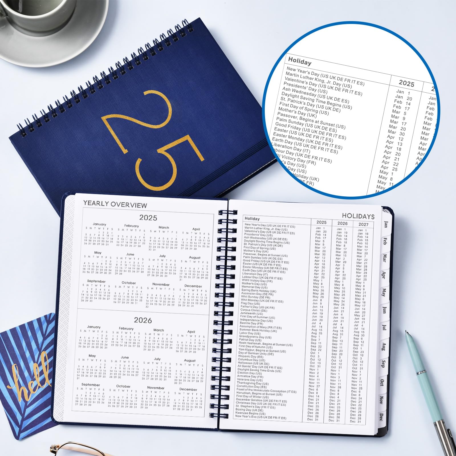 Snapklik.com : 2025 Planner - Weekly Monthly Planner 2025, January 2025 ...