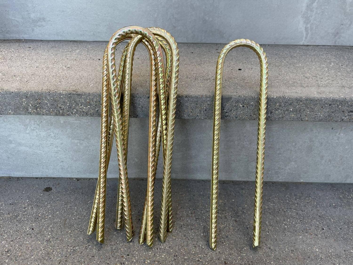 Sandbaggy Rebar Stakes 12" Ground Anchors for Tents