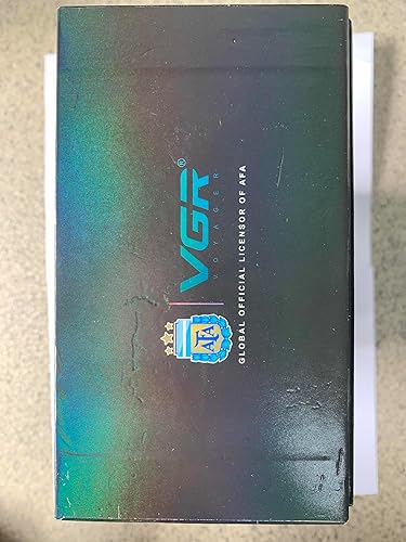 Miniatura 11 de VGR Juego de cortapelos y recortadores de pelo para hombres profesionales, T-Blade Zero Gapped Beard Trimmer, kit de corte de pelo con