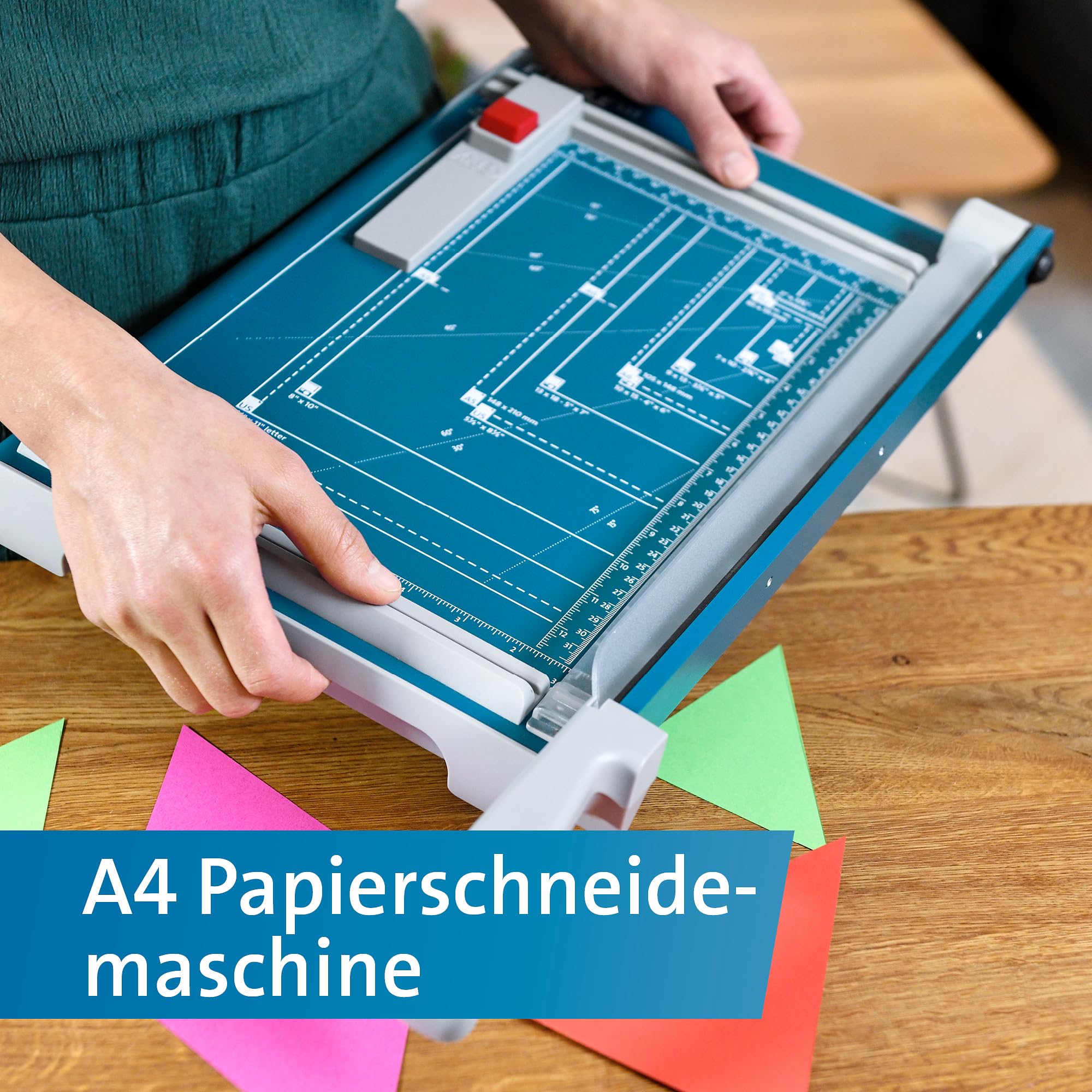 Dahle 533 Schneidemaschine DIN A4 15 Blatt Schneidleistung blau