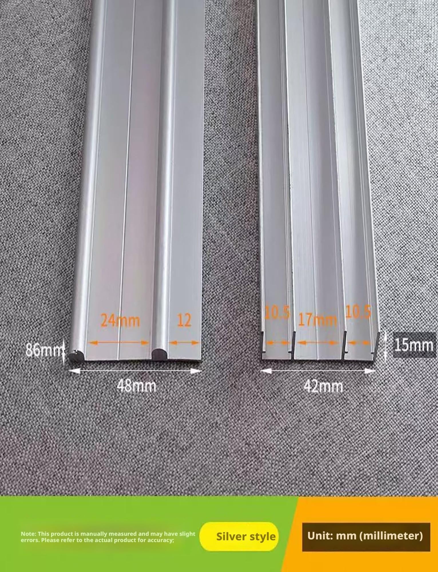 Bifolding Sliding Wardrobe Door Gear Kit - 1200mm Track - View #14