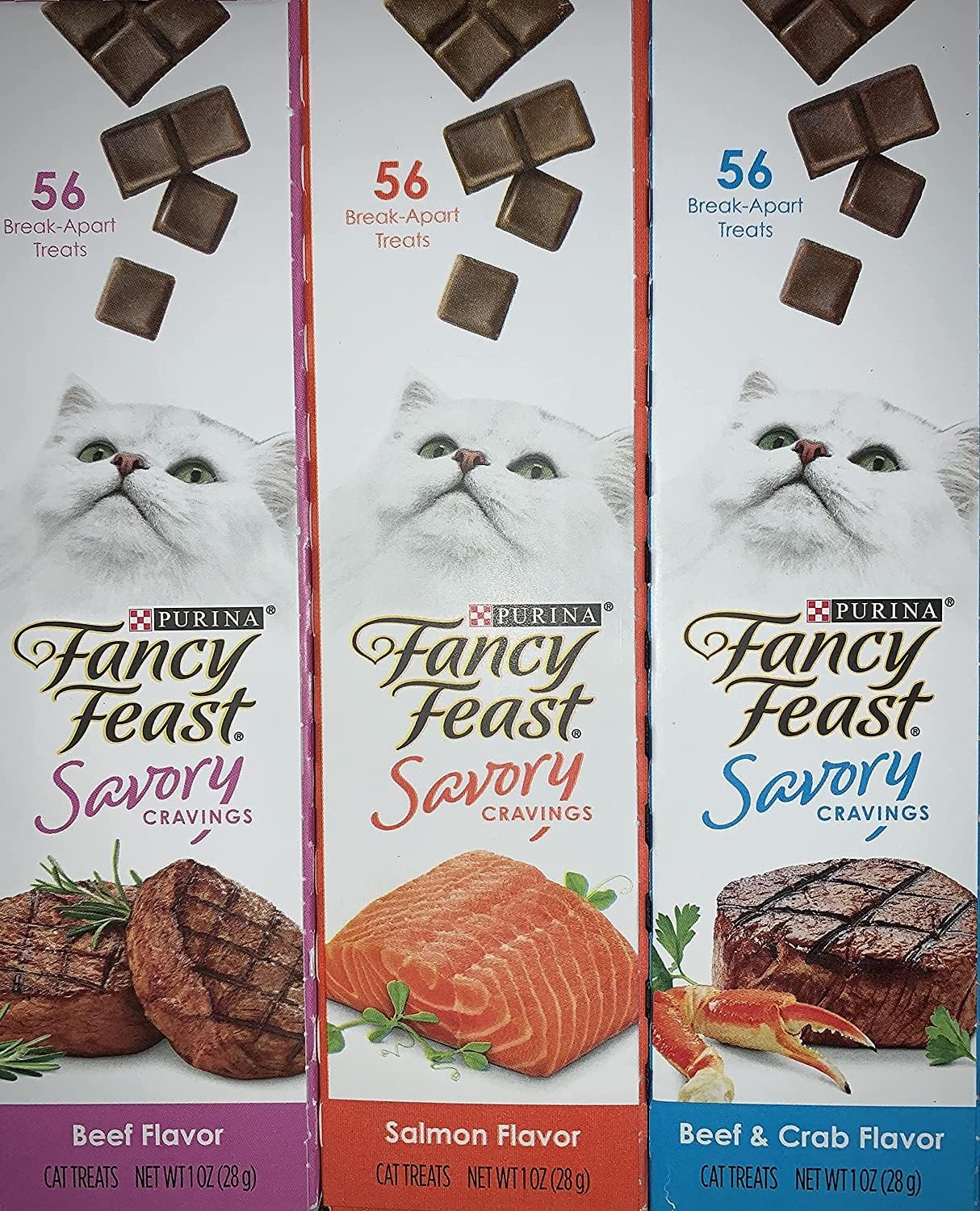 Fancy Feast Savory Cravings Cat Treats Variety Pack Beef