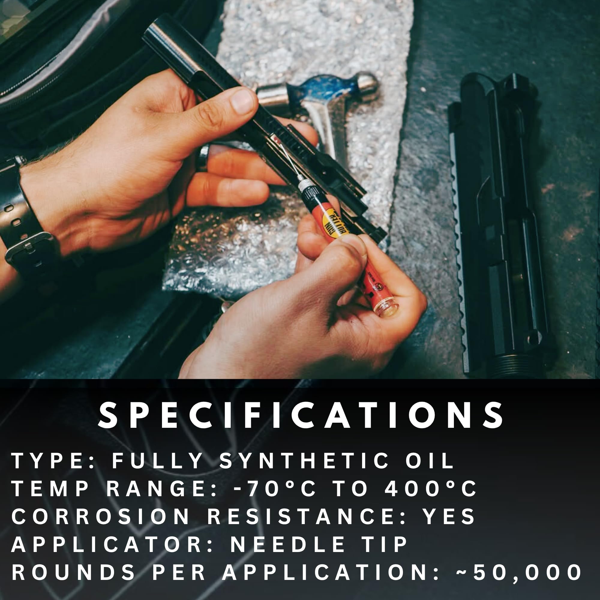 Gun Butter LITE Pen Oiler (1/4 fl oz) - All Purpose Gun Lubricant Pen Oiler & Gun Cleaner | Gun Oil for Bores, Pistols, Rifles & Firearms | Superior Durability in All Weathers and Temperatures