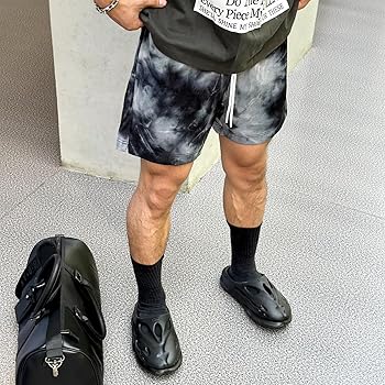 Russell 刺繍ショート トレーニング パンツ ボトムス 短パン バスケ L 短パン メンズ ショートパンツ スポーツショーツ 男性 速乾