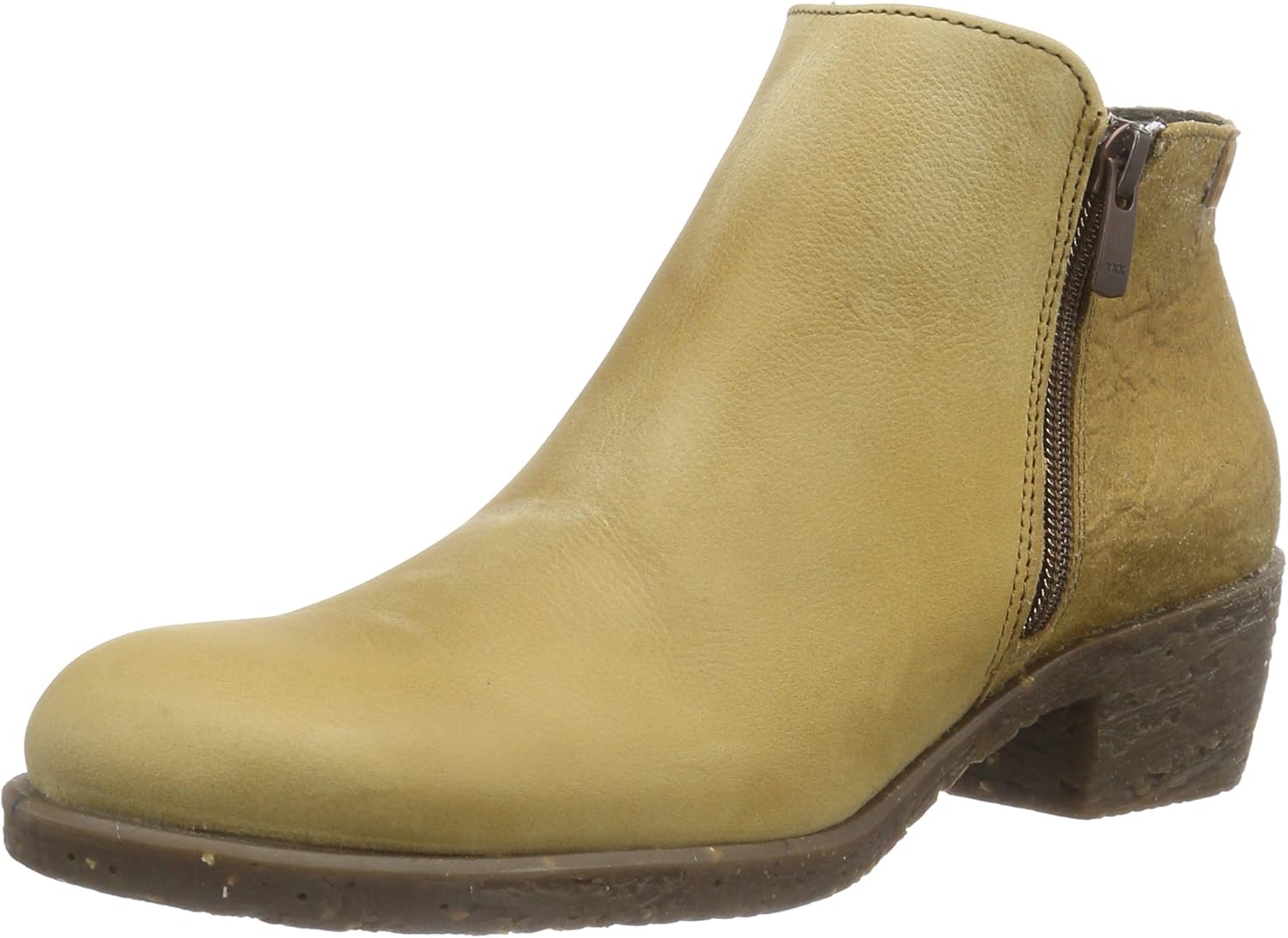 El Naturalista Women's Cold Lined Classic Boots Short Length Shaft, Brown Camel, 7.5