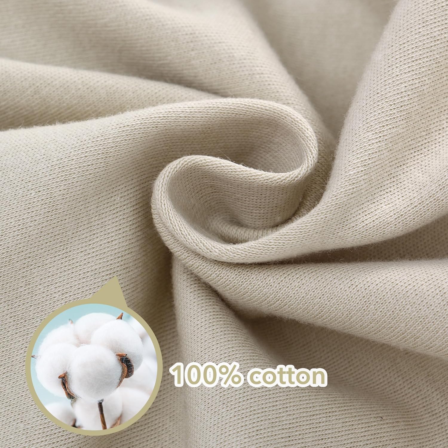 2PCS Baby Sleeping Bag, 100% Cotton Baby Wearable Blanket, Long Sleeve Sleep Sack for Infant Toddler 0-18Months - Image 7