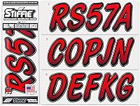 Vista 81 de Stiffie Whipline - Calcomanías de identificación alfanuméricas, adhesivos de números de registro para barcos y embarcaciones personales