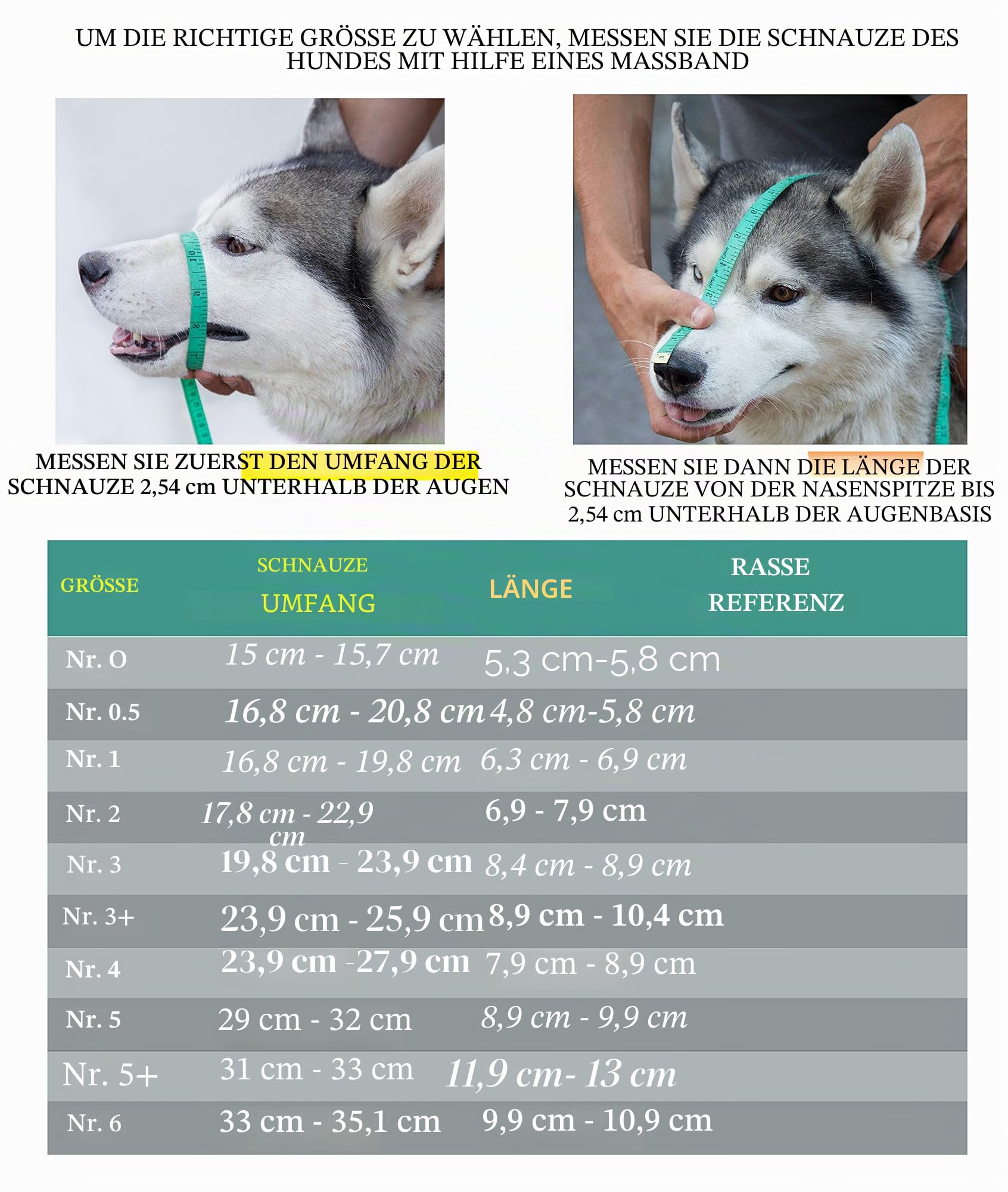 Hundemaulkörbe aus verchromtem Metall, verstellbare Lederriemen (Nr. 3). Der Umfang beträgt 19,8–23,8 cm, die Länge beträgt 8,3–9 cm