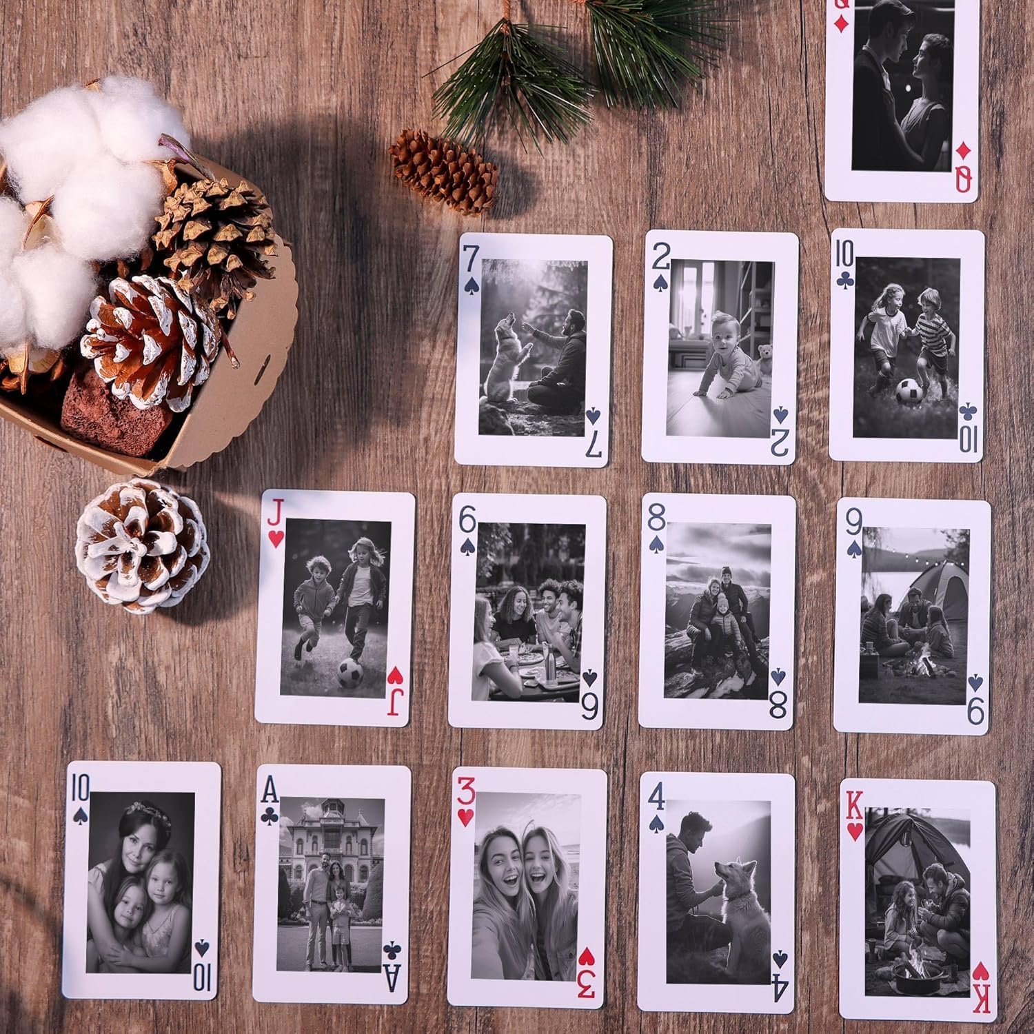 Custom Made To Order Playing Card Collage | Anniversary Gift | Best