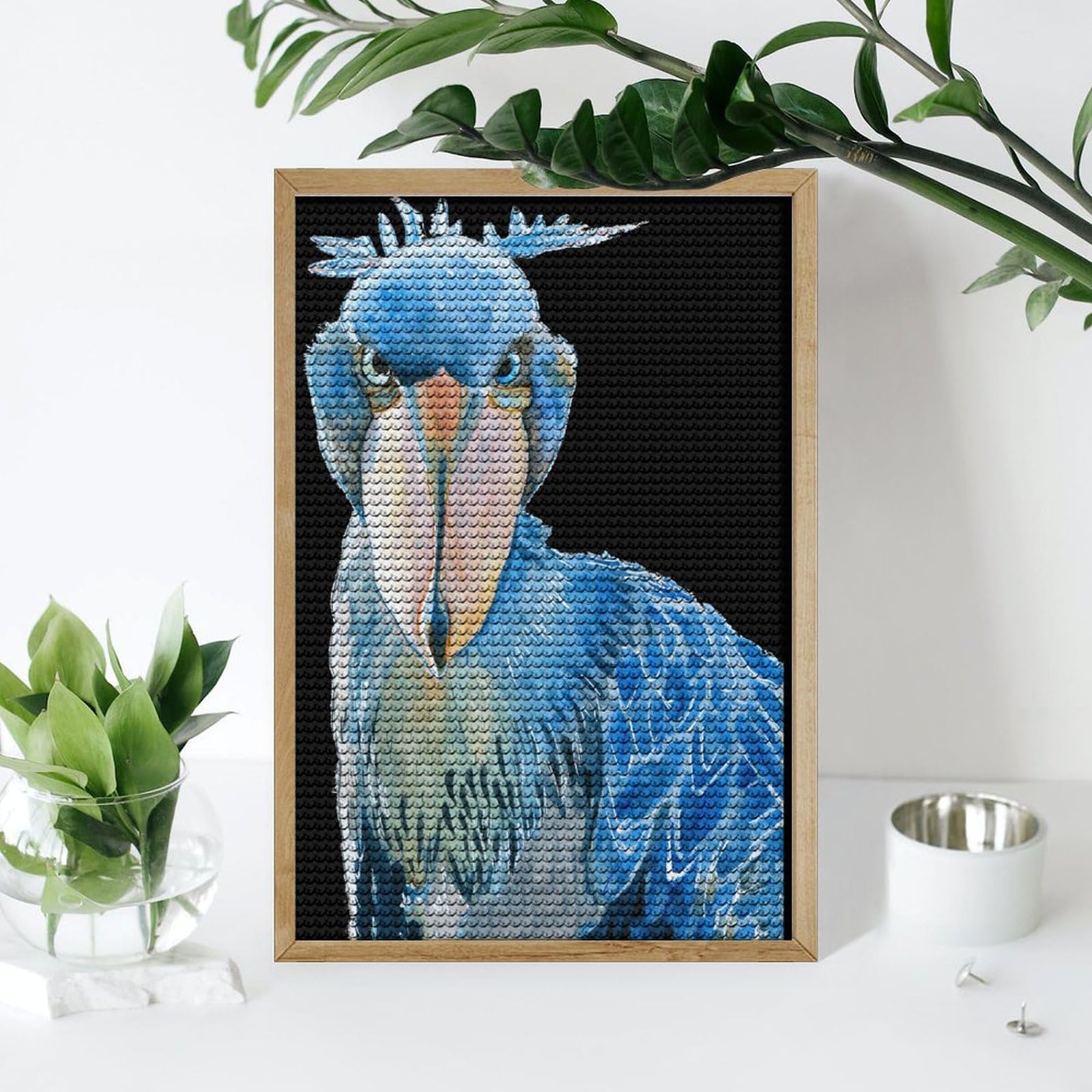 Amazon | 鳥類 ハシビロコウ (2) ダイヤモンドアートダイヤモンド