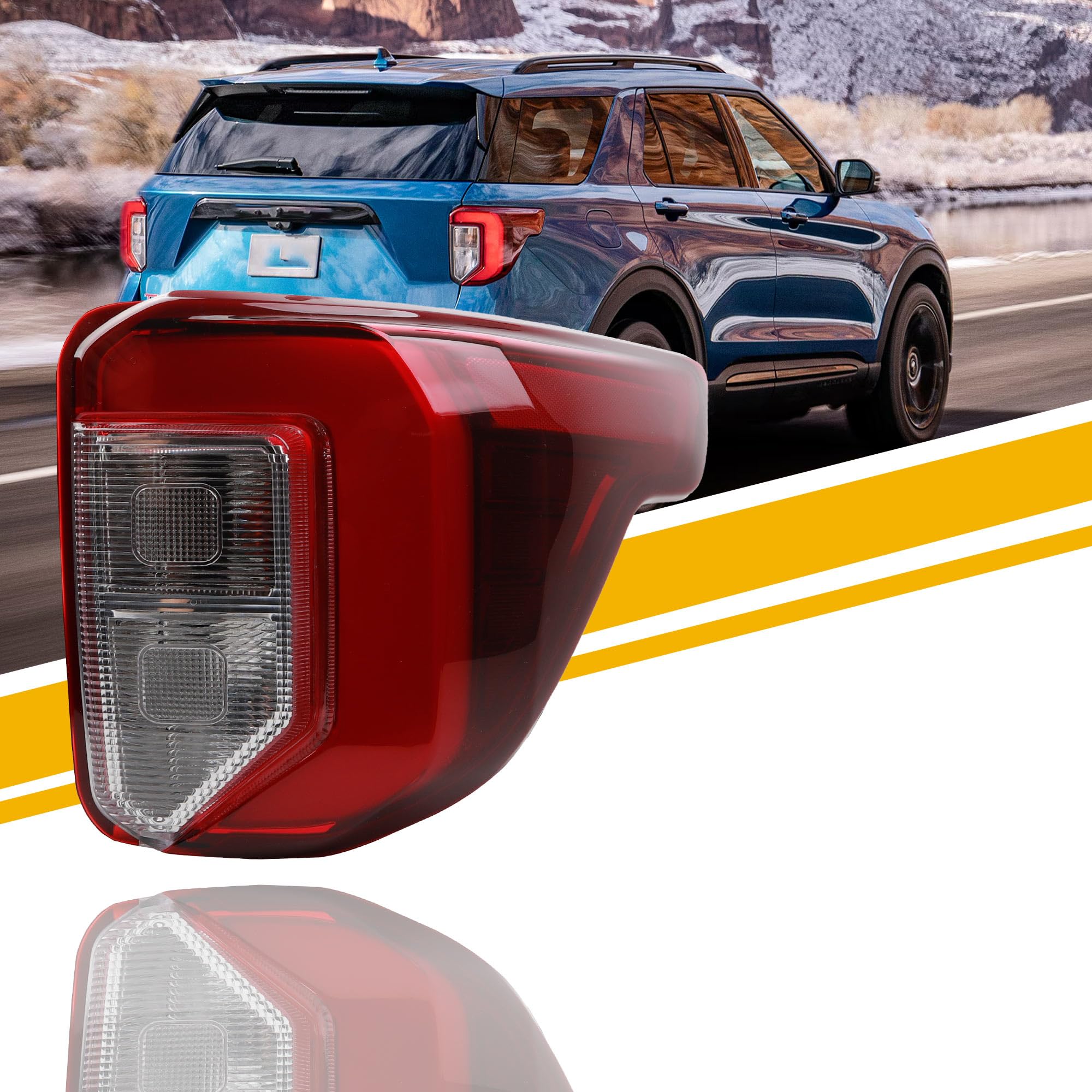 Amazon.com: Dasbecan Right Passenger Side Tail light