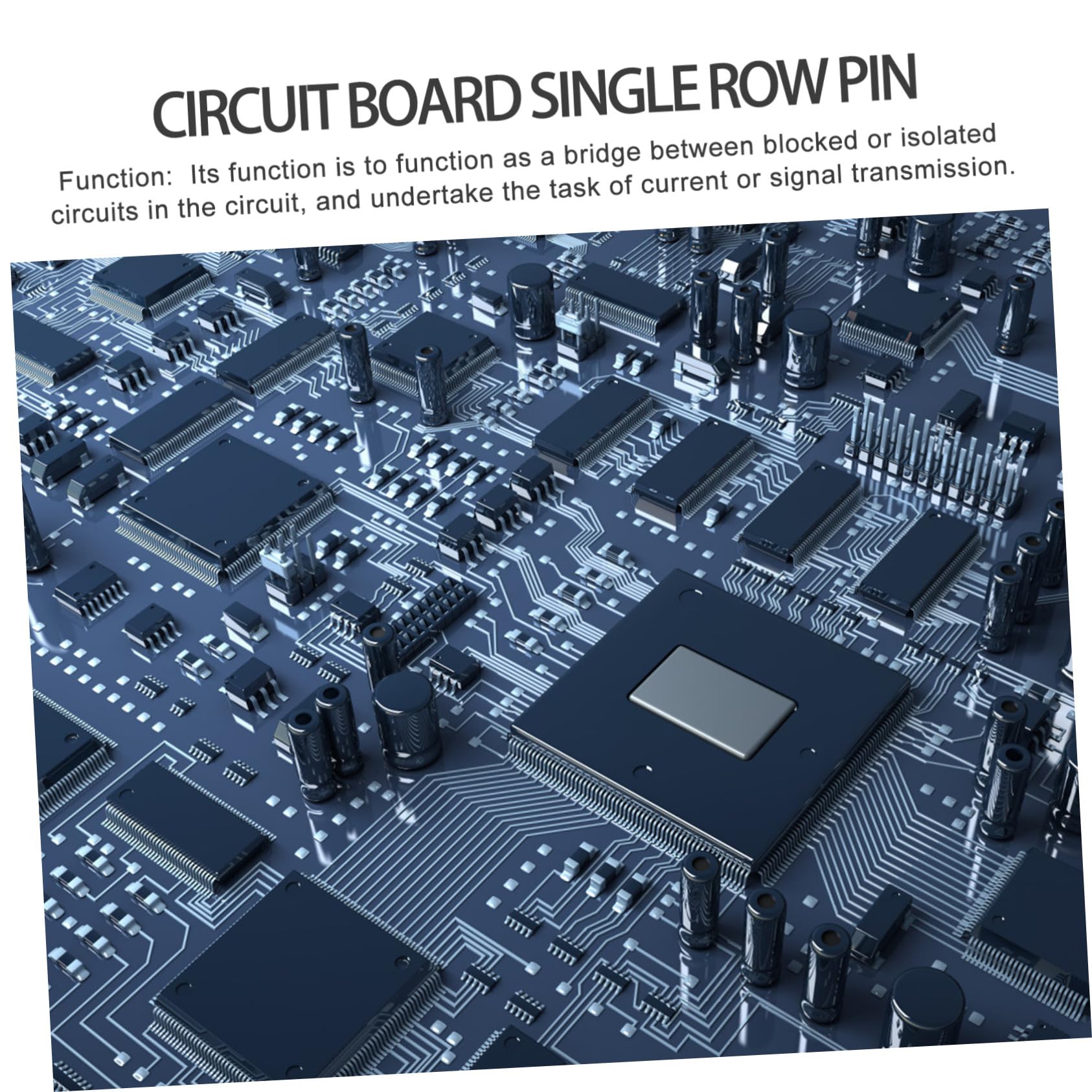 30 pezzi Connettori Pin Maschio Singolo per Pcb Accessori Strip in Rame Placcato Oro per Collegamenti Circuiti Elettronici