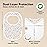 8-Pack Organic Baby Bibs for Boys, Girls - Soft Cotton Drooling and Teething Bibs for Baby Girl & Boy, Extra Absorbent, Easy To Clean & Put On for Toddler, Newborn, Infant 0-24 Months (Prairie)