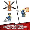 LEGO NINJAGO Jay’s Thunder Dragon EVO 71760 Playset Featuring a Posable Dragon Toy, NINJAGO Jay and a Snake Toy; Building Kit for Kids Aged 6+ (140 Pieces)