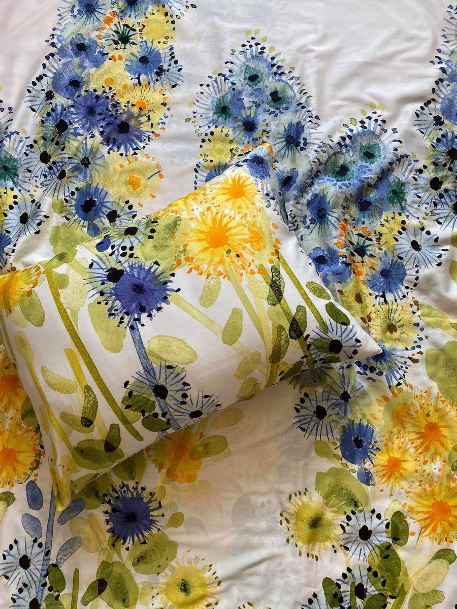 MIEGO MANIJA Duvet cover set with pillow case(s), Bedding sets, Duvet covers, Cotton-Satin fabric, Double,Single, King, Queen size (Single (150x210cm), Pillow case 2 x (52x76cm))