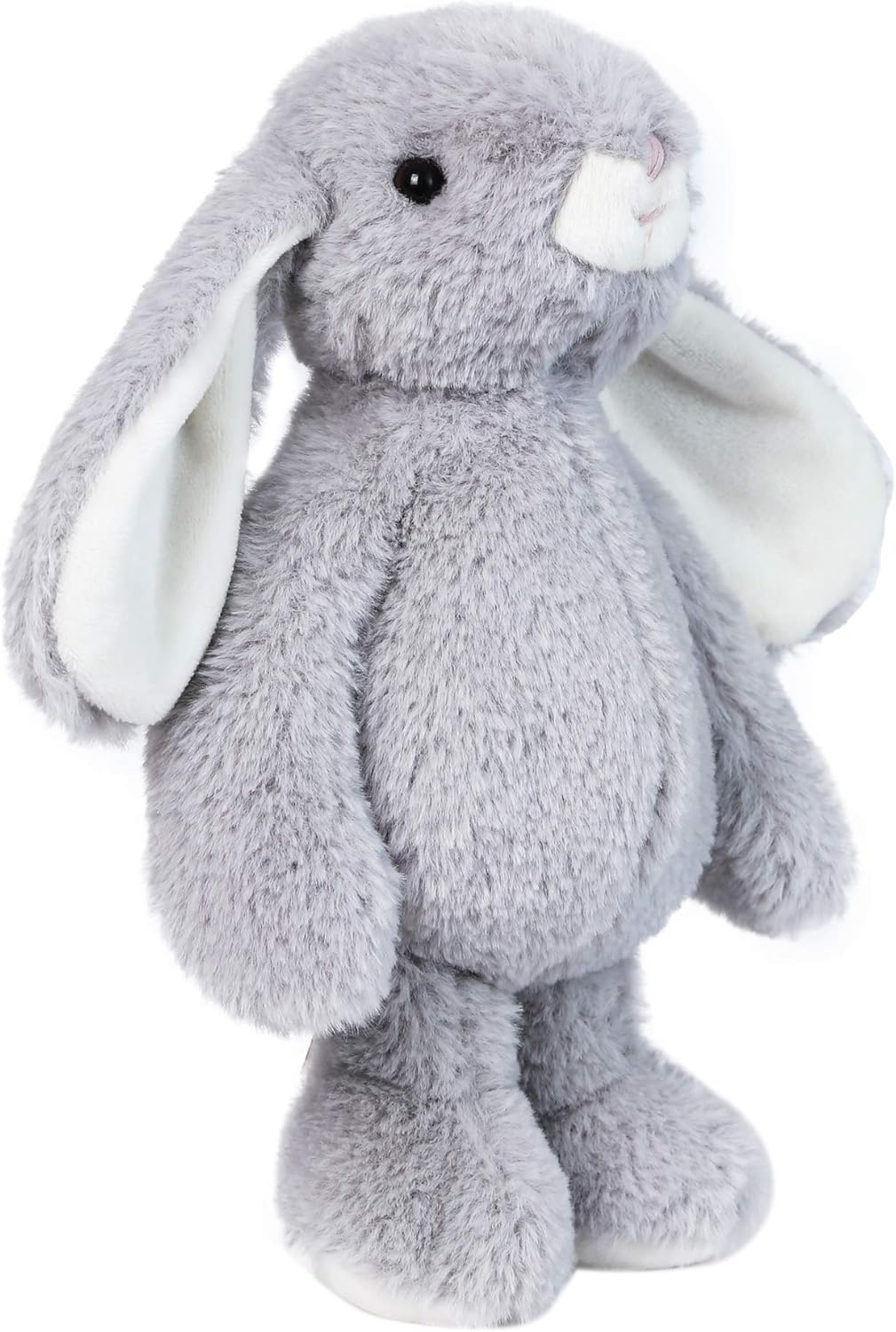 DILLY DUDU Gray Bunny Rabbit Stuffed Animal Plush Toy Best Gifts 10-Inch - Image 2