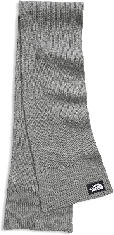 THE NORTH FACE TNF Logo Box Scarf | Winter Scarf for Fashion & Outdoors, Soft & Recycled Rib Knit Fabric