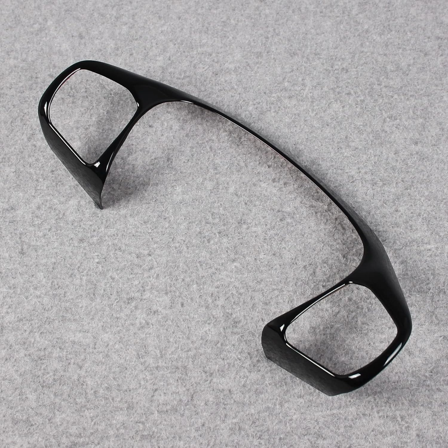 Beautost Fit for Ford 2021 2022 2023 2024 2025 Bronco Sport Wheel Steering Trim Panel Cover Trims (Piano Black)