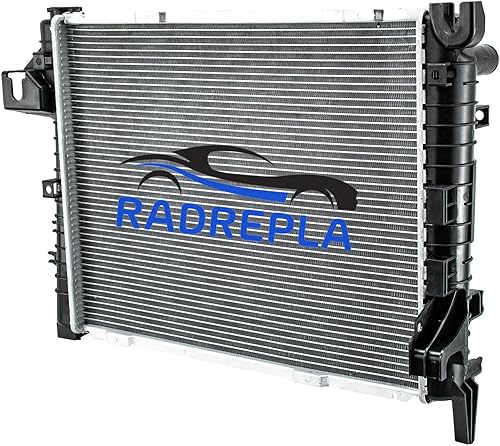 Radiador de núcleo de aluminio CU2480 para Dodge Ram 1500 2002-2008 5.7L 5.9L/04-08 Ram 1500 3.7L 4.7L Radiadores de flujo cruzado 2003 2004 2005