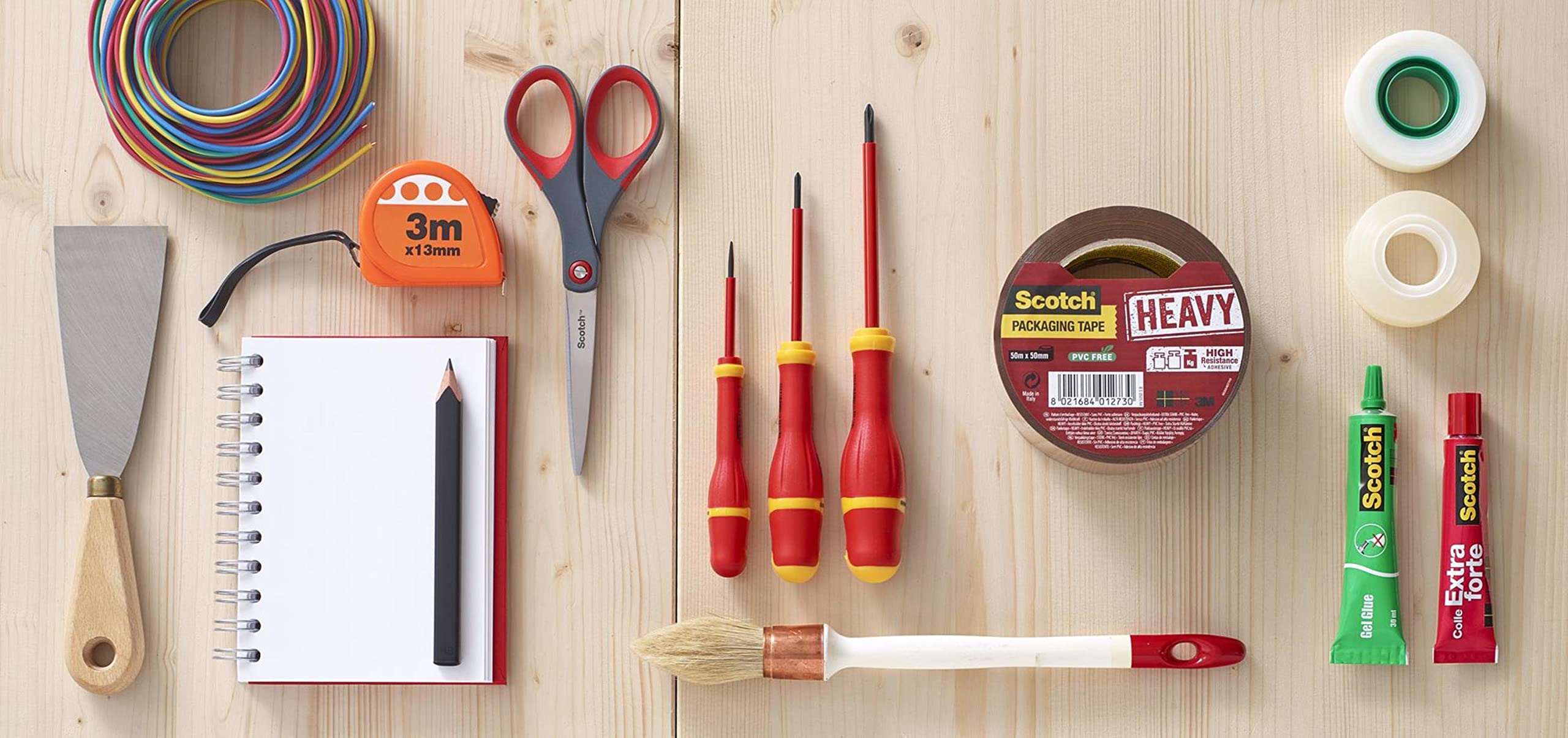 Forbici Scotch Precision 20 cm Rosso 1 Pezzo