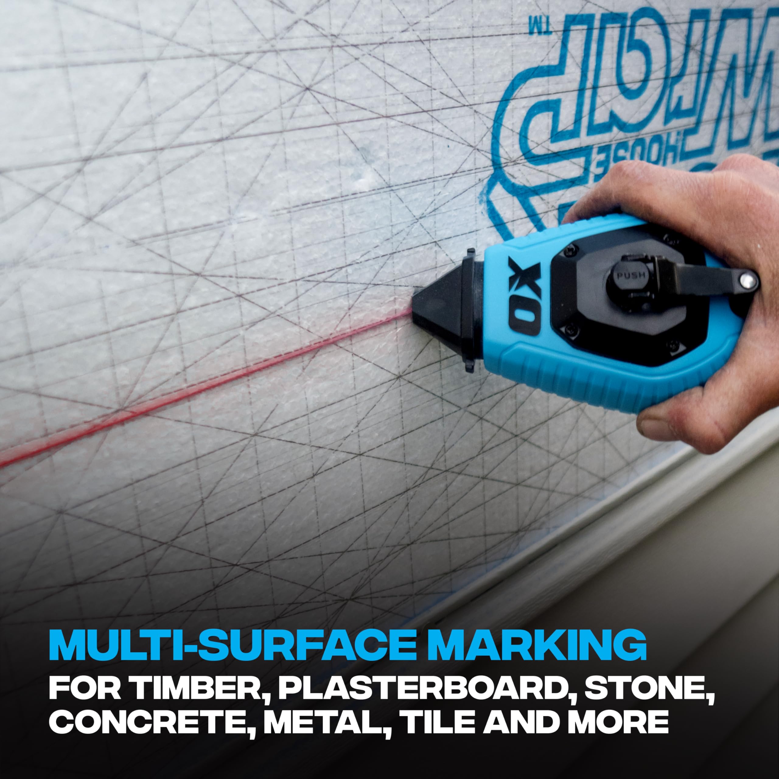 Man Line Marking Powder Snapklik.com : OX Pro Series Red Chalk Line Powder 8oz Marking Chalk ...