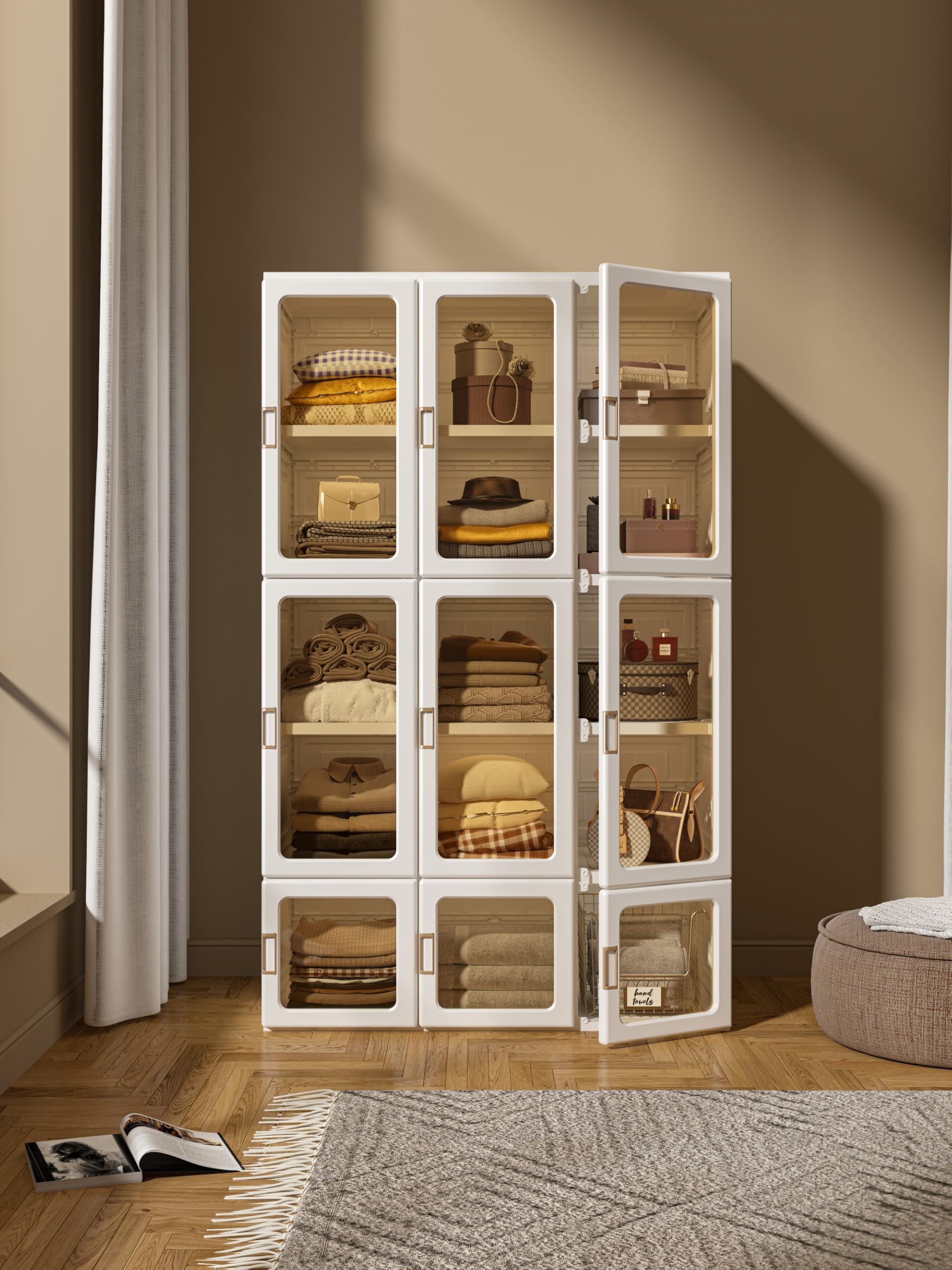 Amazon｜ANTBOX ポータブルワードローブクローゼット収納