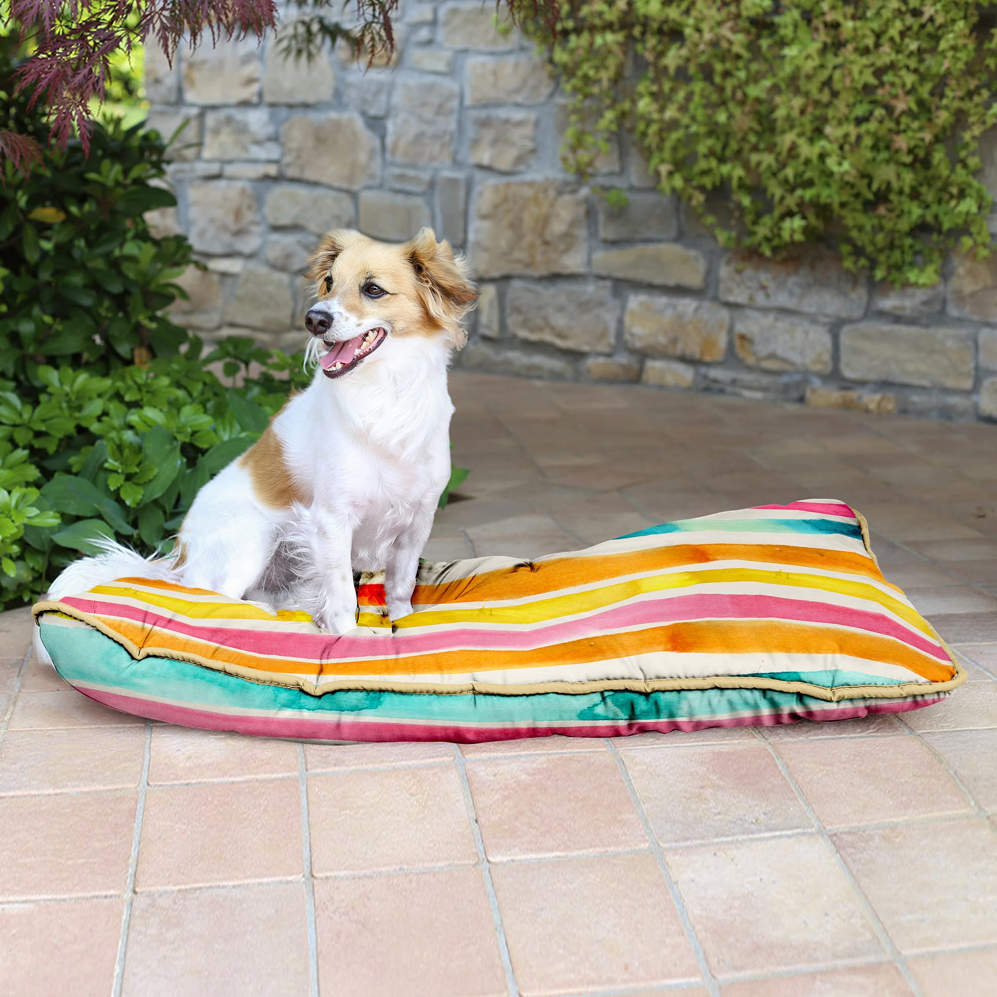 Italian Bed Linen Maxy - Cojín Acolchado para Mascotas Fez, 60 x 100 cm