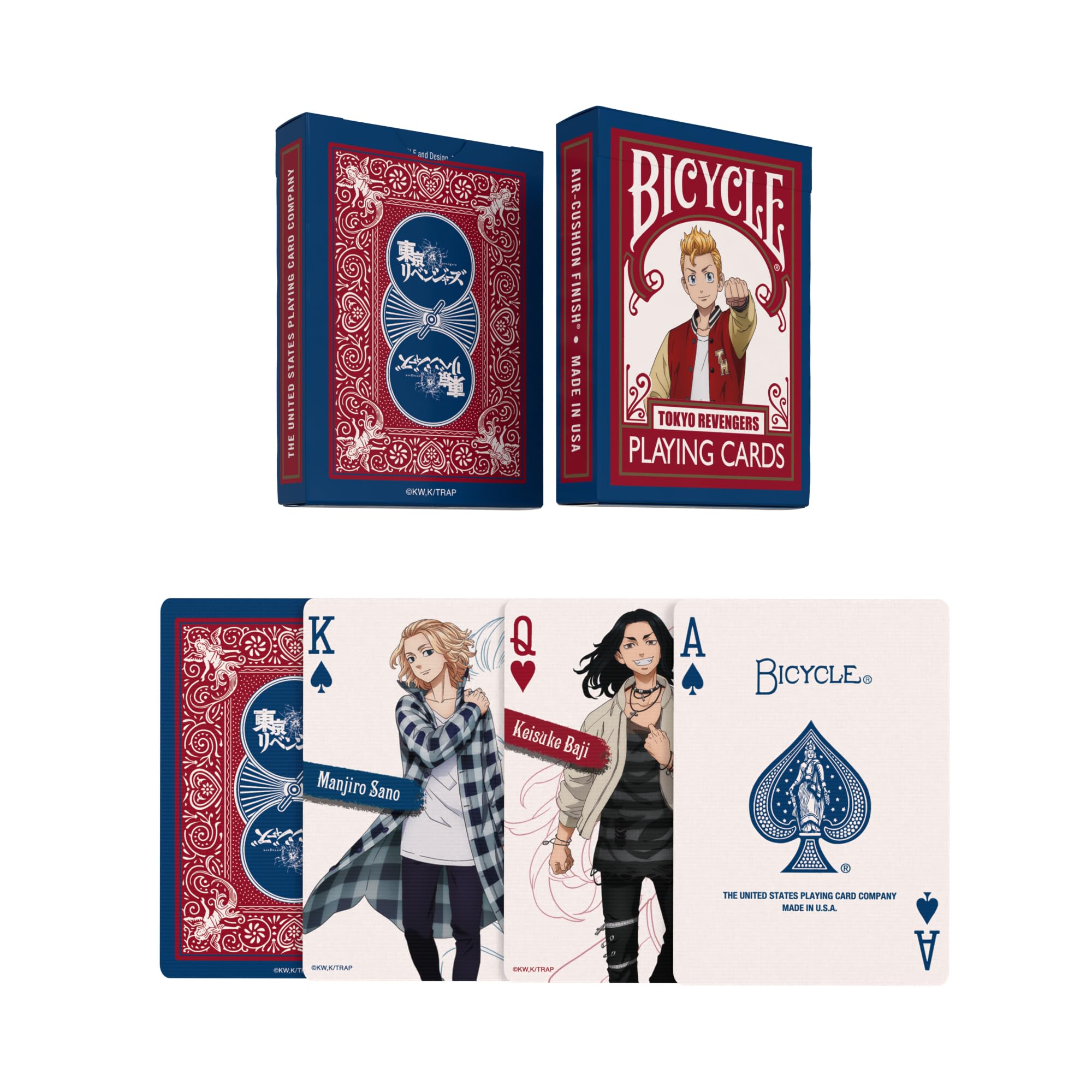 Amazon.com: Bicycle Tokyo Revengers Anime Playing Cards, 1 Deck