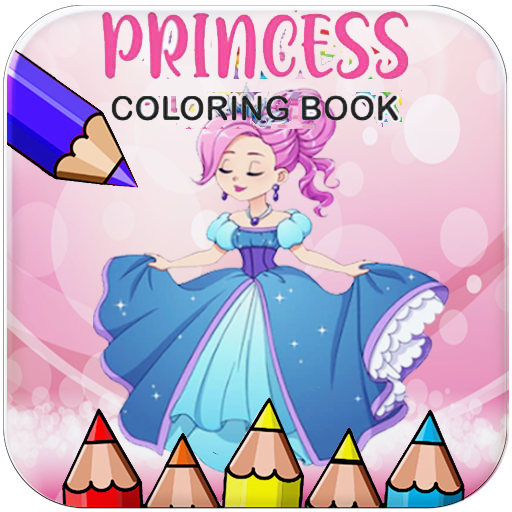 Princess Coloring Book for Girls Fun and Cute Coloring Book for Kids