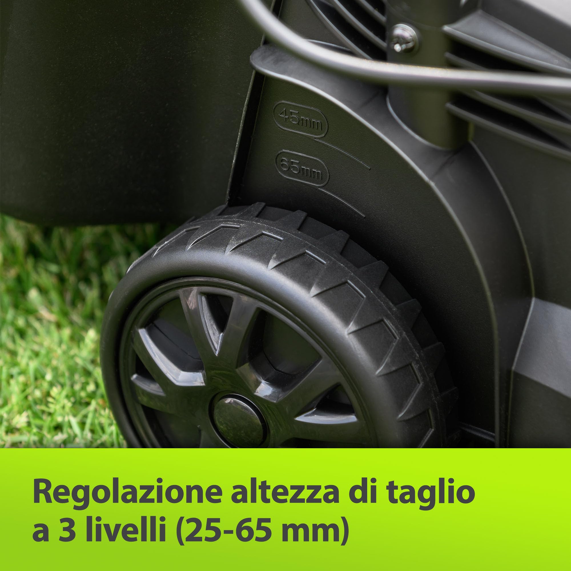 Murray Tosaerba Elettrico 2-in-1 LE320E – Compatto 1200W/32cm con Cesto Raccoglierba da 27L per Piccoli Giardini – Impugnatura Ergonomica e Protezione da Sovraccarico