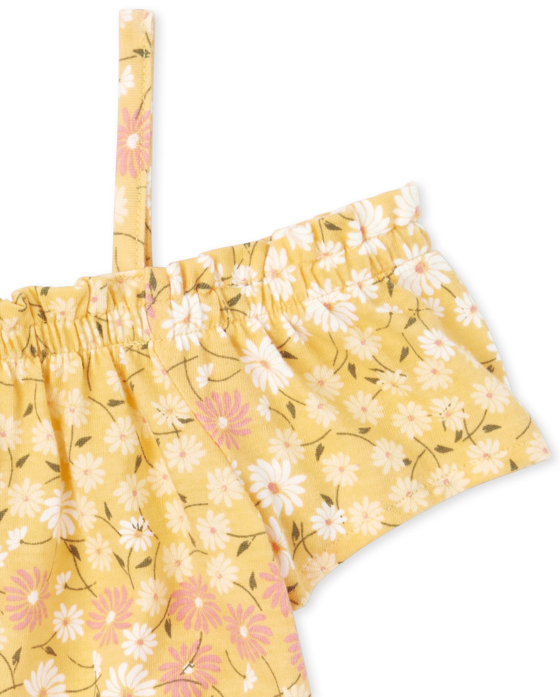 The Children's Place Baby Girls And Toddler Printed Rompers, Daisy Meadow, 4T US