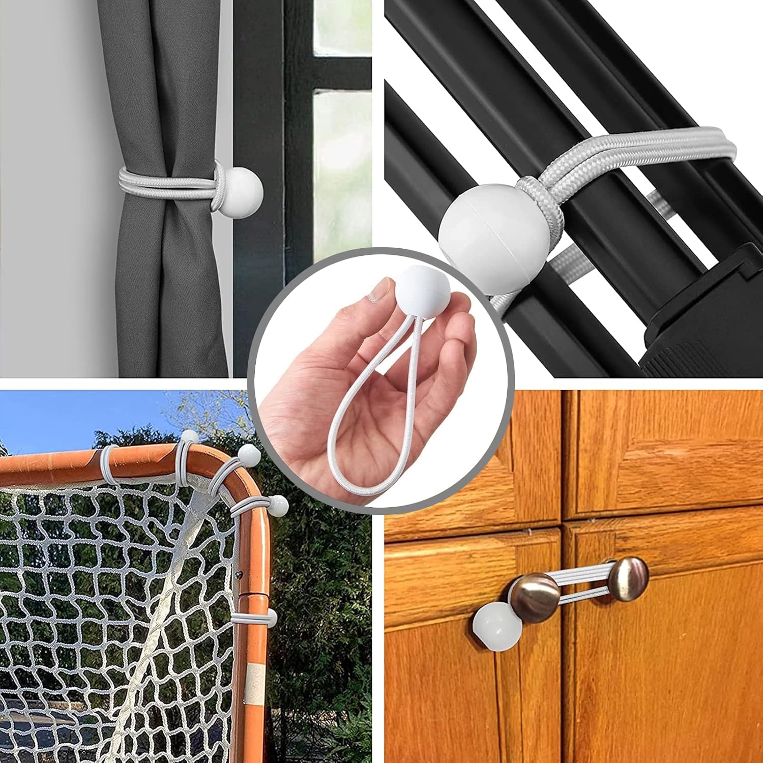 Buy Bungee Cord with Balls, 75 Pack 6 inch , Tiedown Bungee Balls