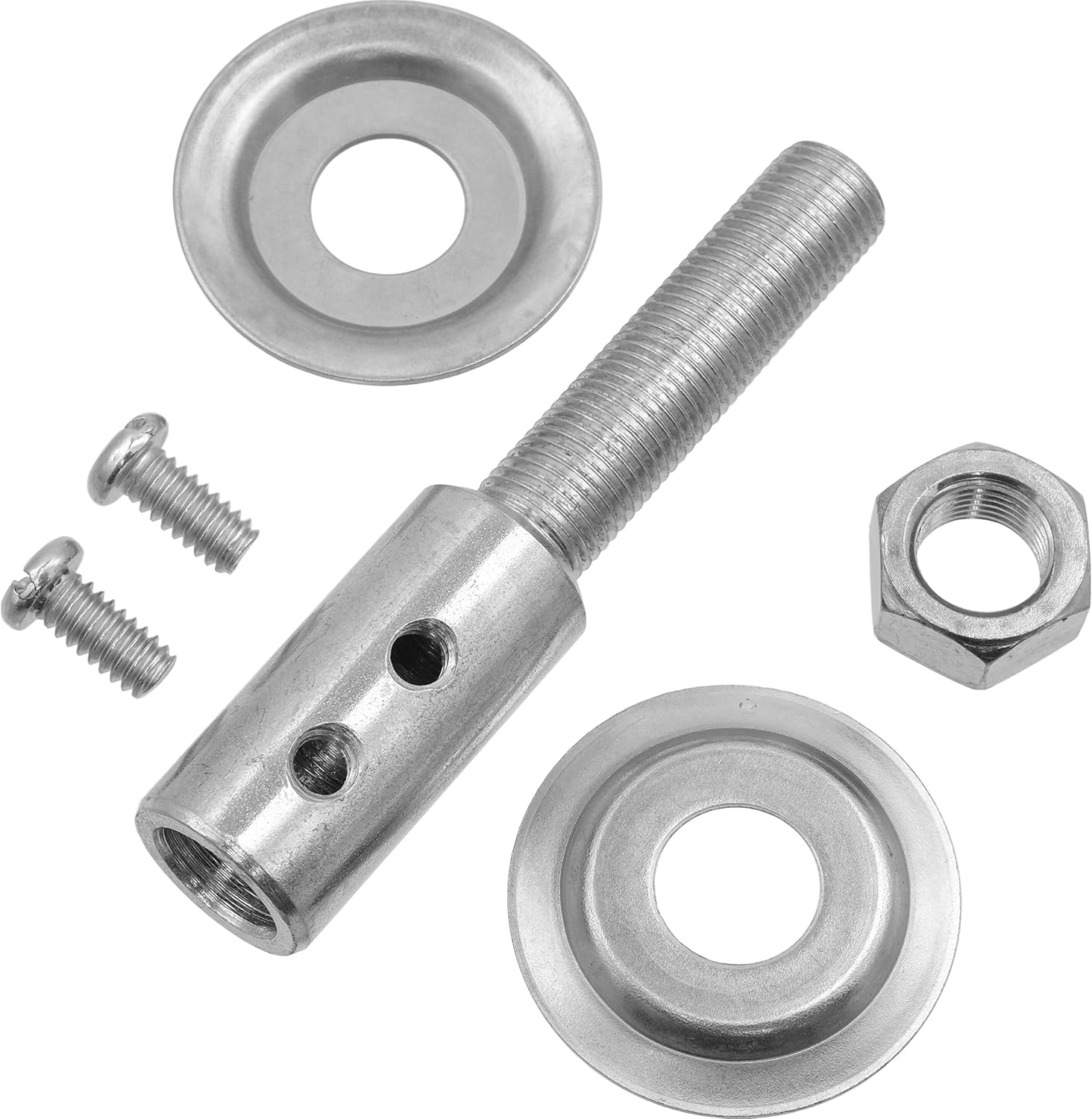Generic 1/2" Motor Shaft Arbor Extension Grinder Polish Buffer, Aluminum Oxide Grit, Compatible with Angle Grinder, Die Other Grinding Equipment
