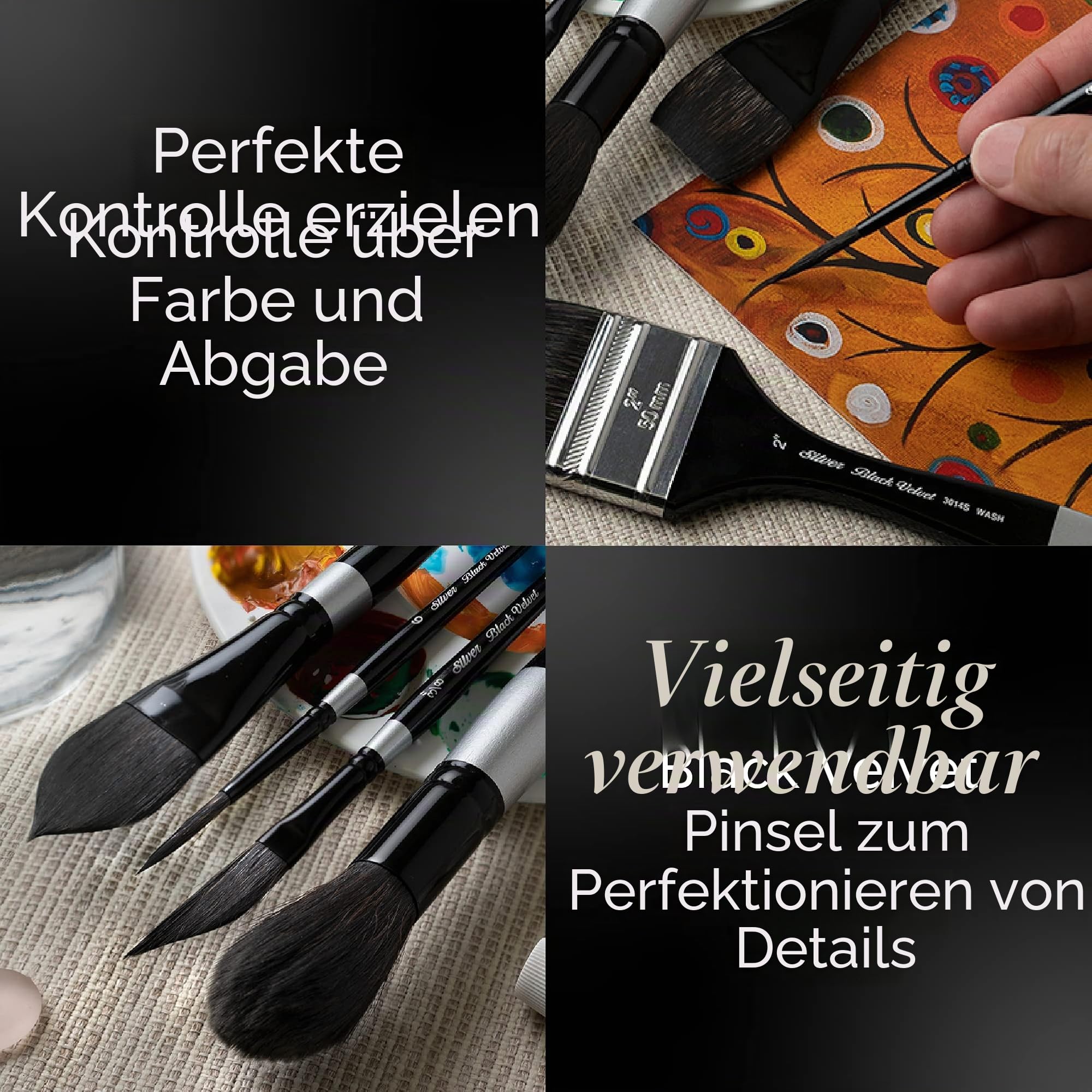 Black Velvet Watercolor Plein Air Set 3Pcs-