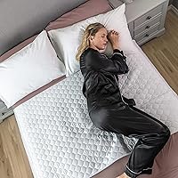 Vista 10 de Hygge Sheets️ Almohadillas orgánicas lavables para incontinencia con pliegues - Protector de colchón 100% impermeable reutilizable - Rayón derivado